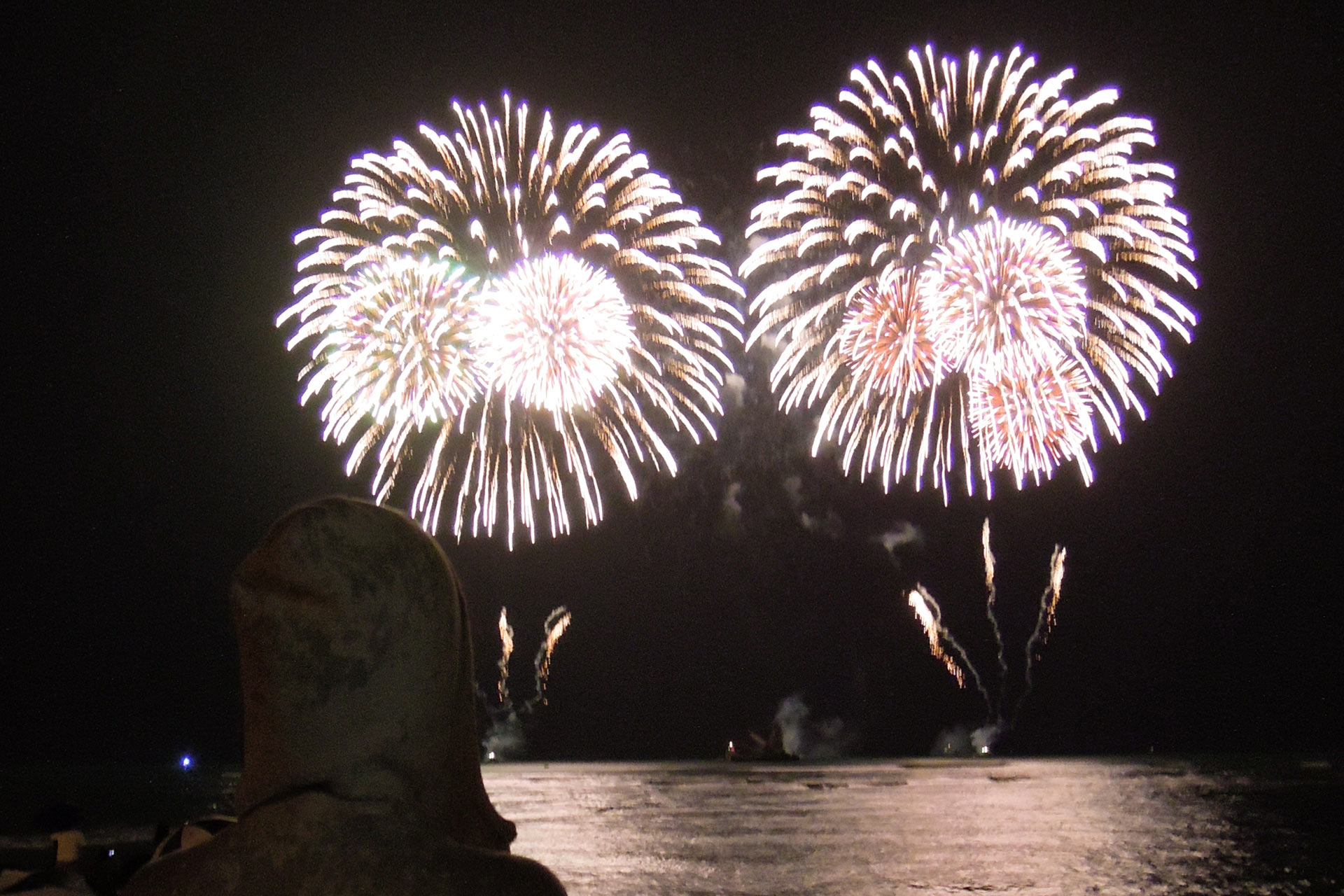 ハワイで長岡花火大会