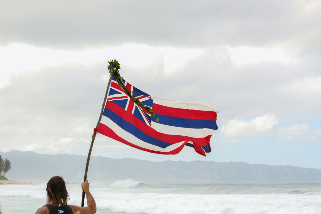 ハワイ 国旗 フラッグステッカー - 通販 - pinehotel.info